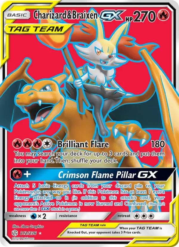 Charizard e Braixen GX