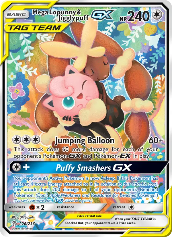 Mega Lopunny e Jigglypuff GX