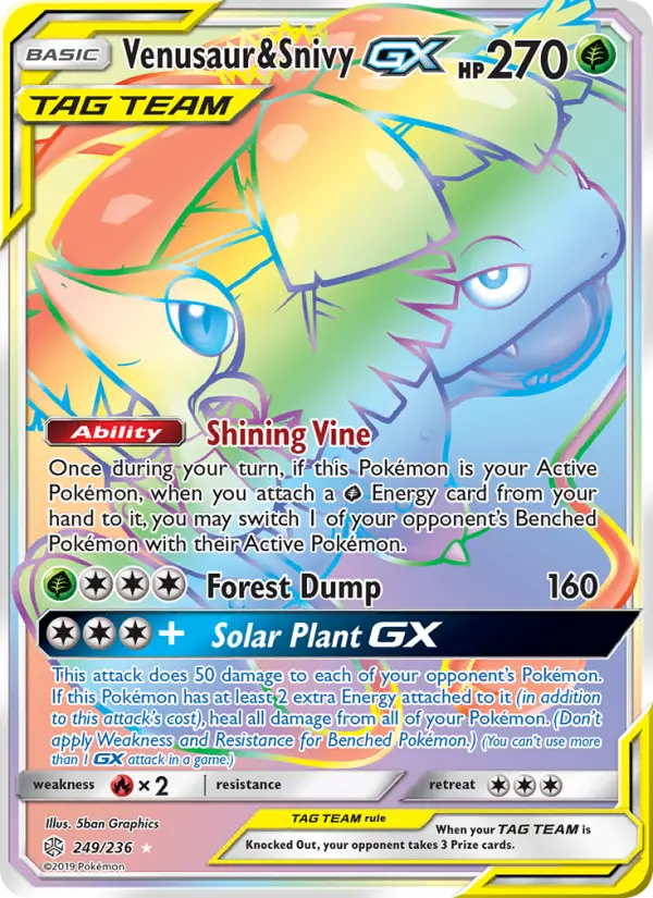 Venusaur e Snivy GX