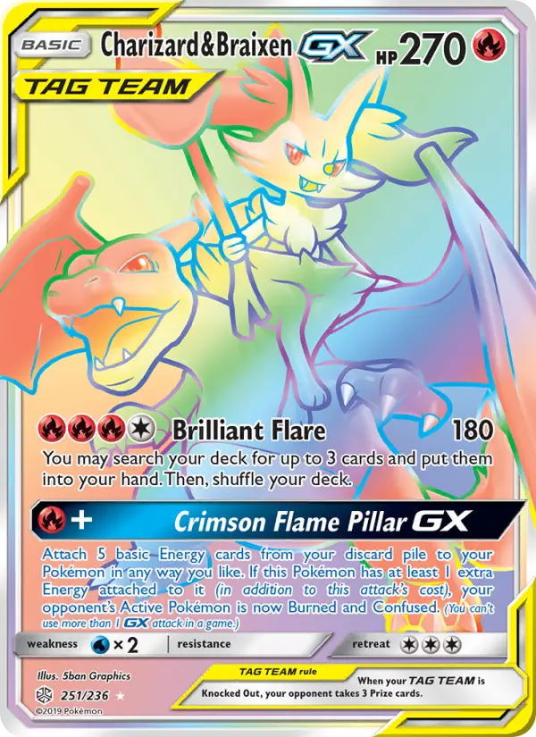 Charizard e Braixen GX