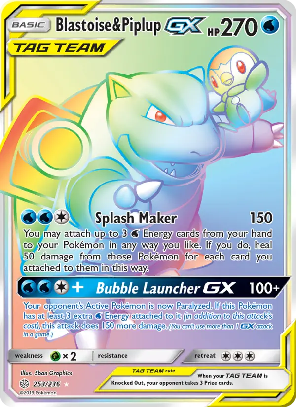 Blastoise e Piplup GX