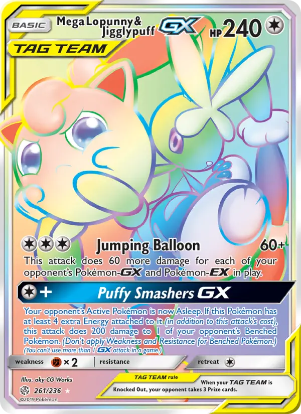 Mega Lopunny e Jigglypuff GX
