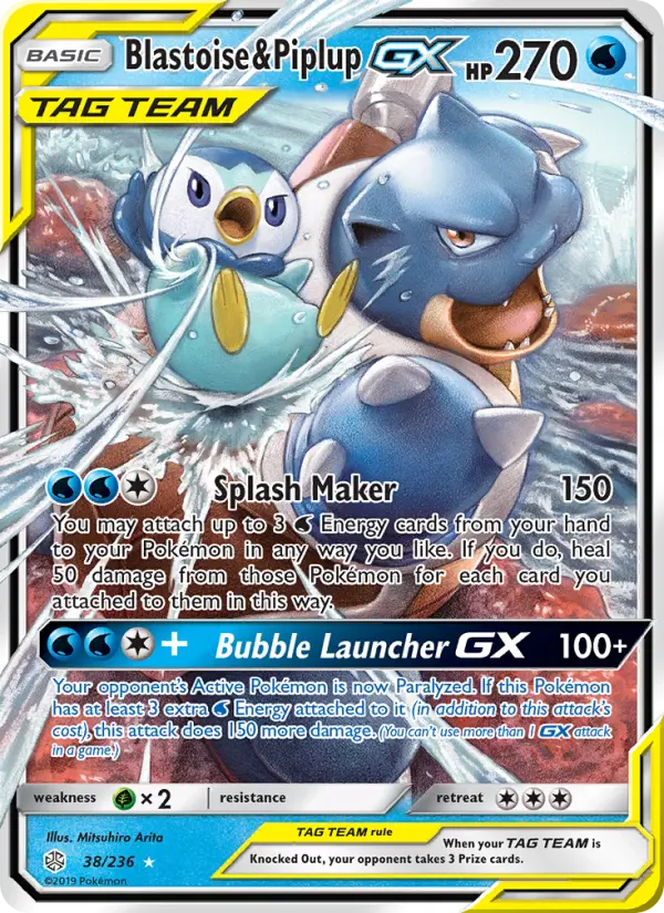 Blastoise e Piplup GX