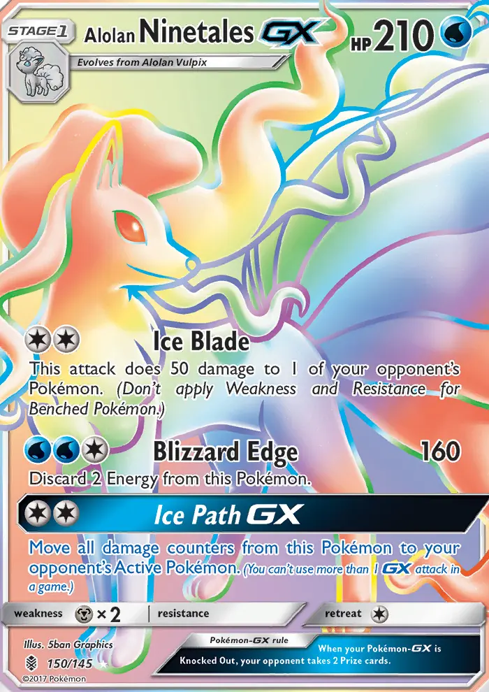 Ninetales de Alola GX