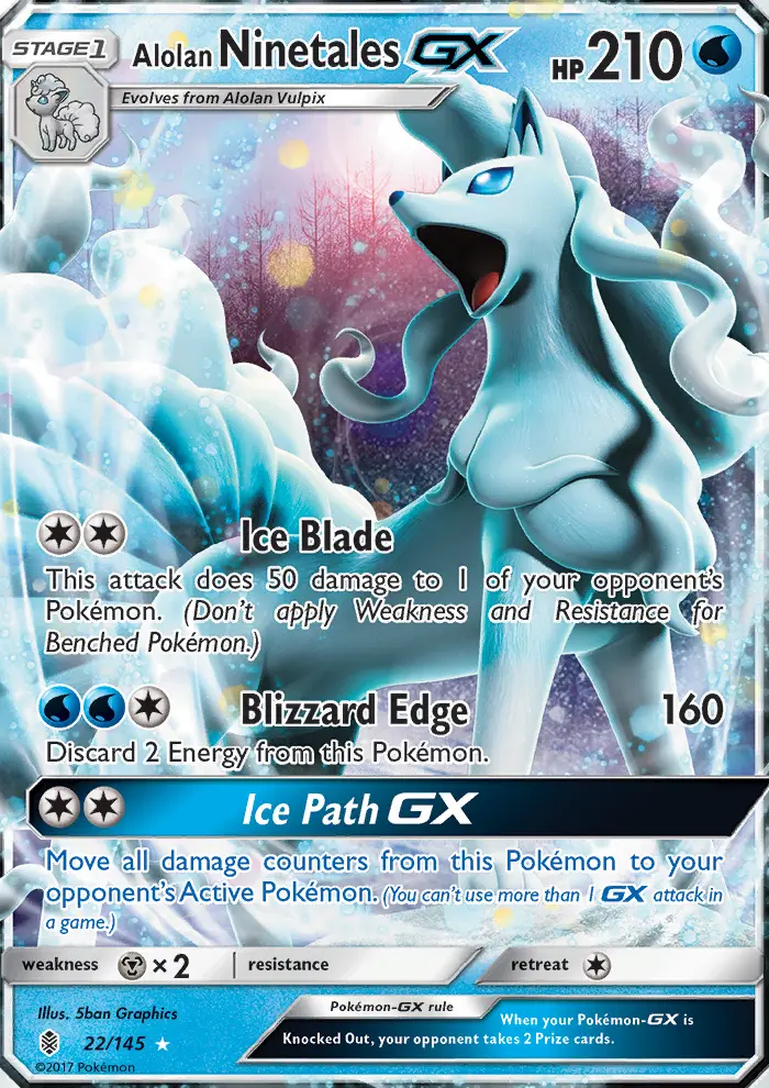 Ninetales de Alola GX