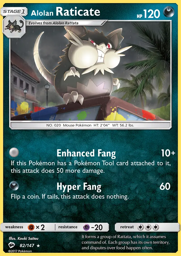 Raticate de Alola