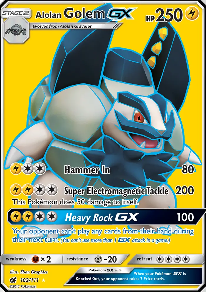 Golem de Alola GX