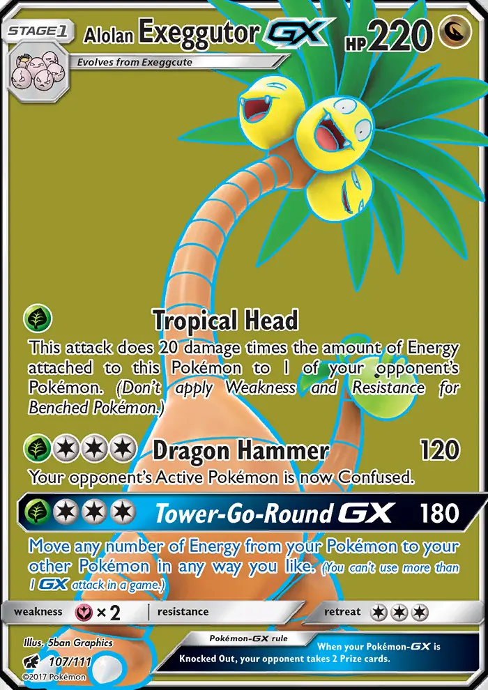 Exeggutor de Alola GX
