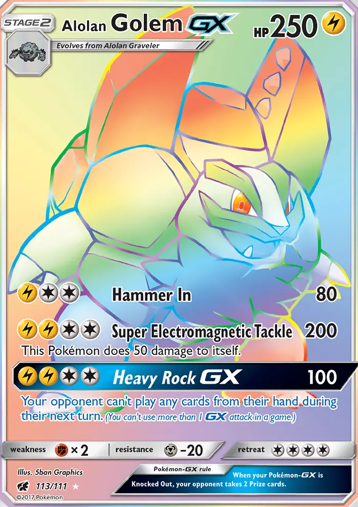Golem de Alola GX