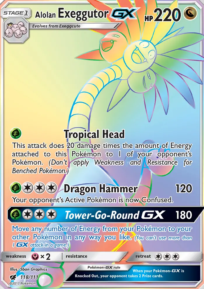 Exeggutor de Alola GX