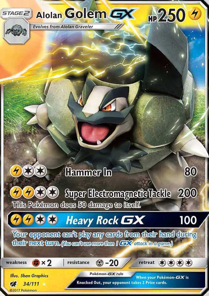 Golem de Alola GX