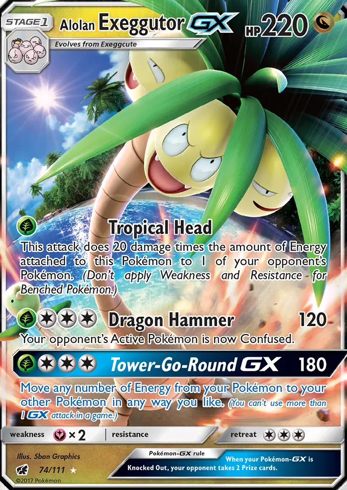Exeggutor de Alola GX