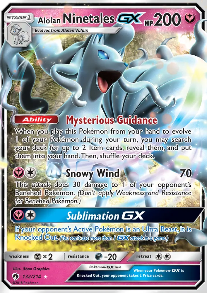 Ninetales de Alola GX
