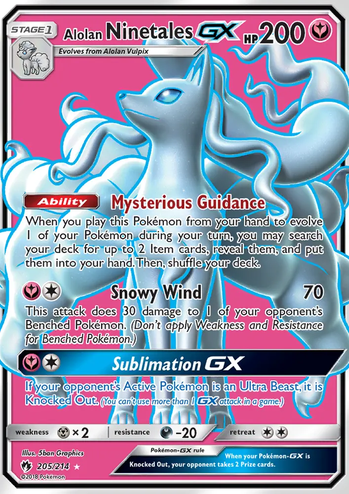 Ninetales de Alola GX