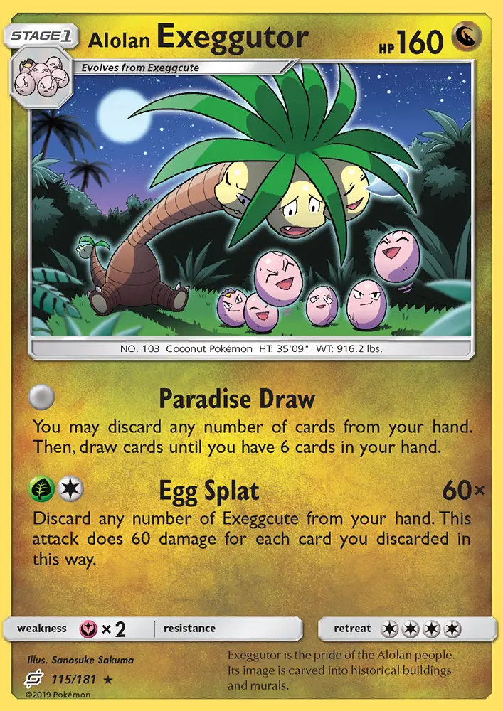 Exeggutor de Alola