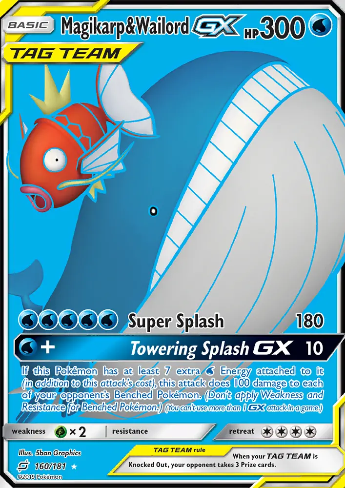 Magikarp e Wailord GX