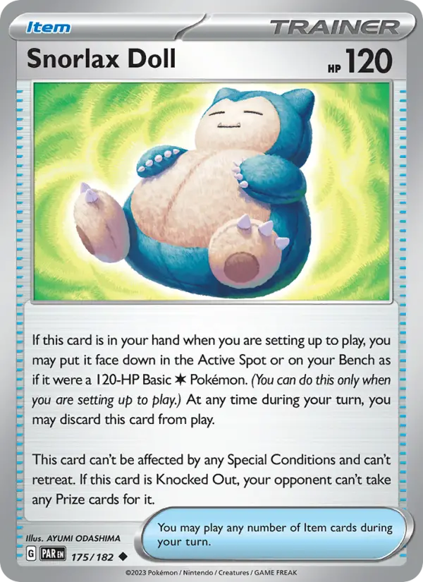 Boneco de Snorlax