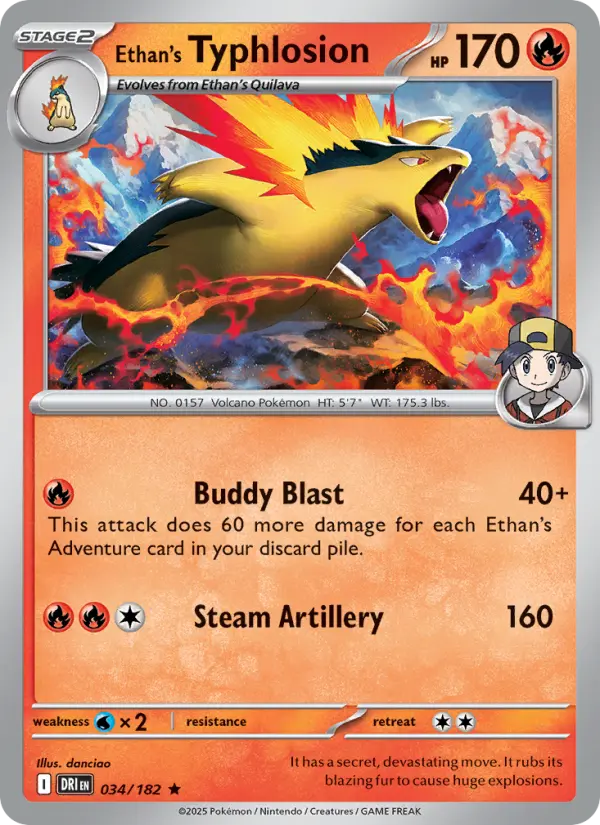 Typhlosion do Ethan