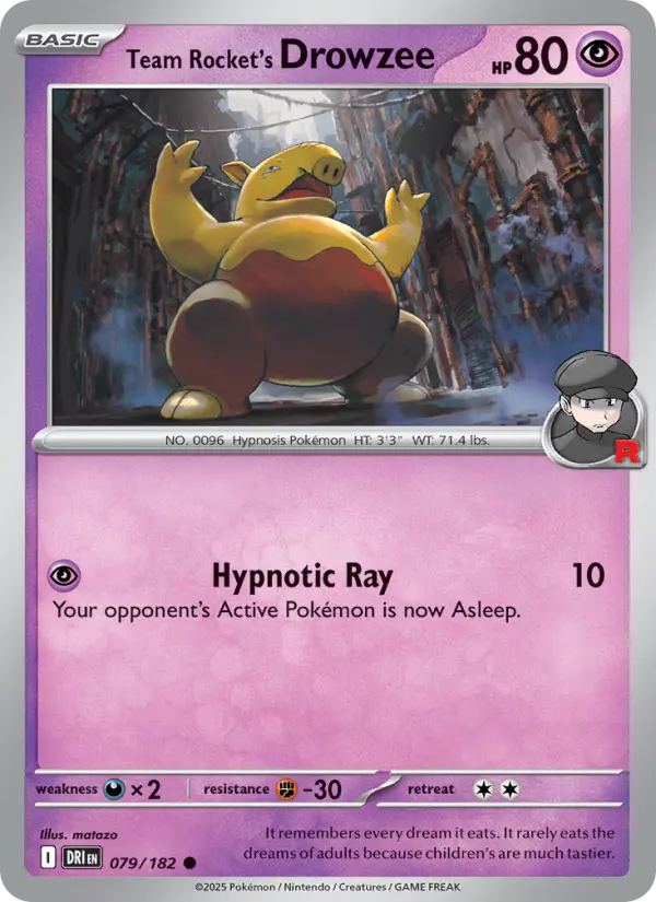 Drowzee da Equipe Rocket
