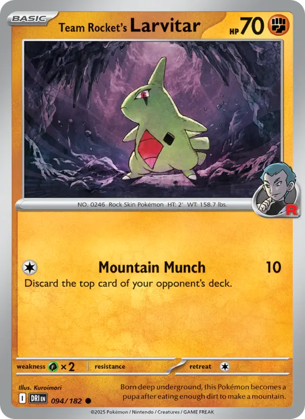 Larvitar da Equipe Rocket