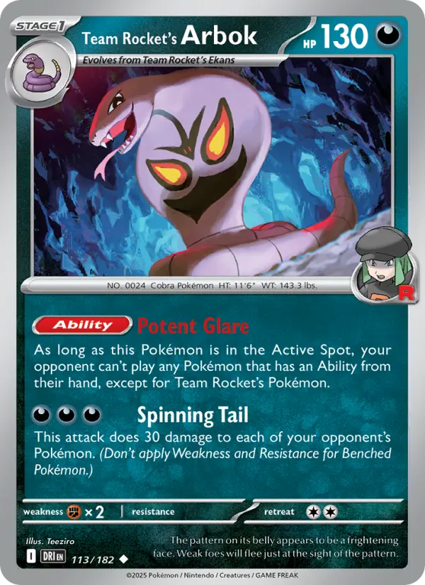 Arbok da Equipe Rocket