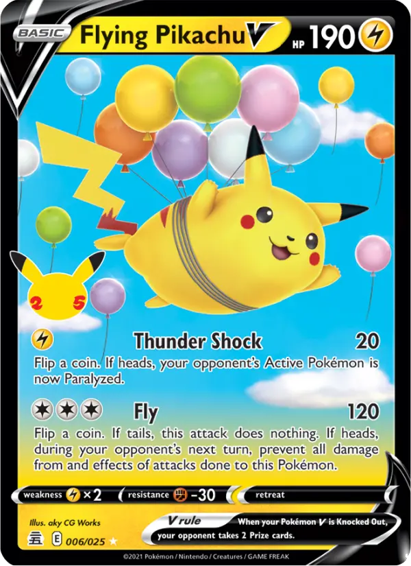 Pikachu Voador V