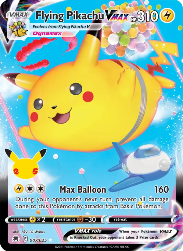 Pikachu Voador VMAX