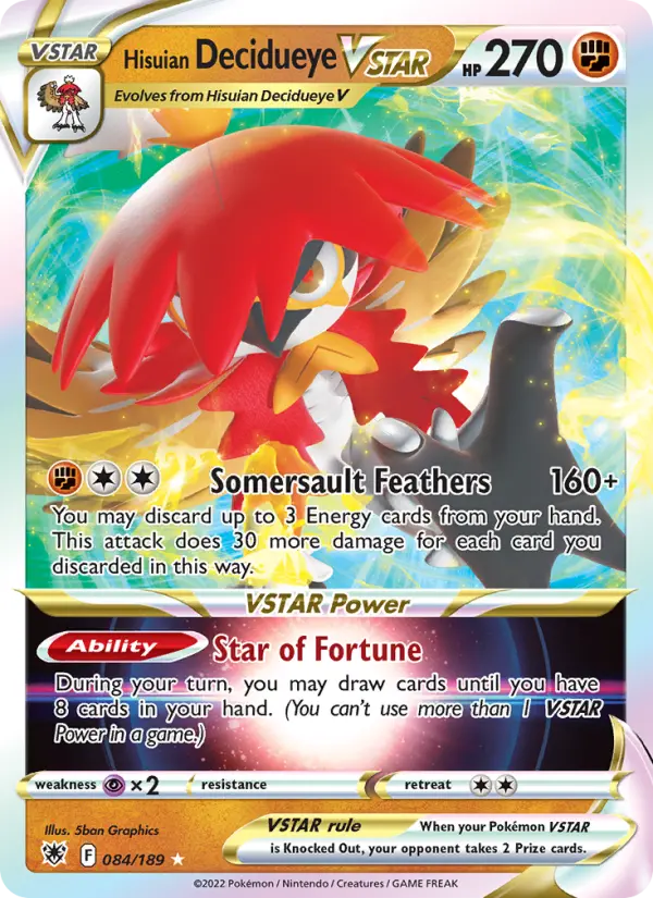 Decidueye de Hisui V-ASTRO