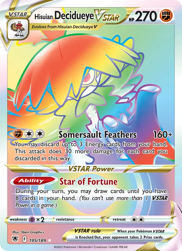 Decidueye de Hisui V-ASTRO