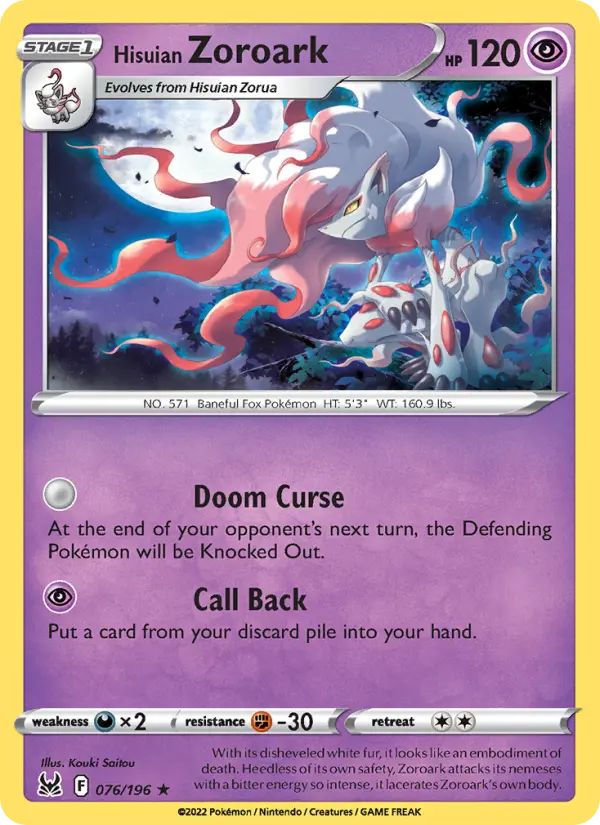 Zoroark de Hisui