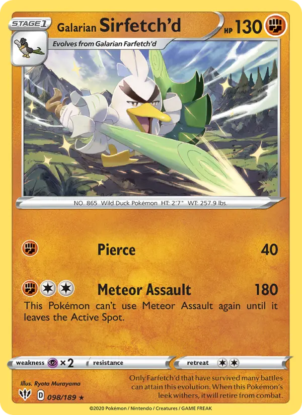 Sirfetch'd de Galar