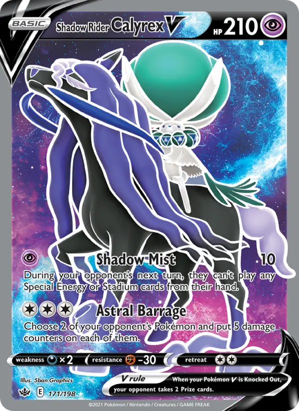 Calyrex Cavaleiro Espectral V