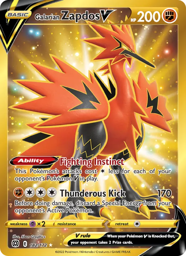 Zapdos de Galar V