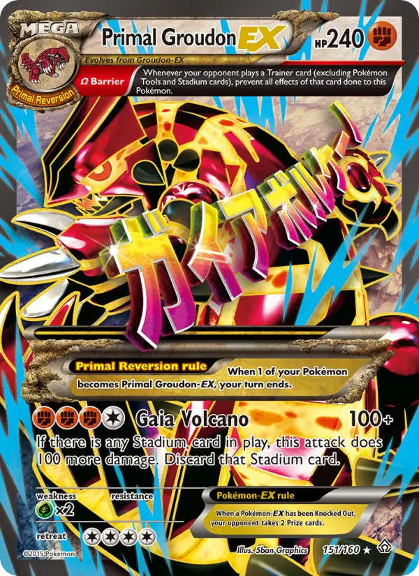 Groudon Primitivo EX
