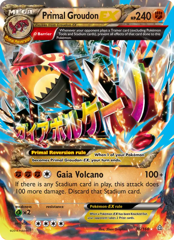 Groudon Primitivo EX